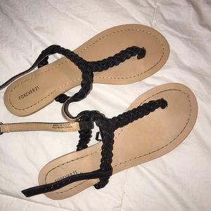 Black sandals